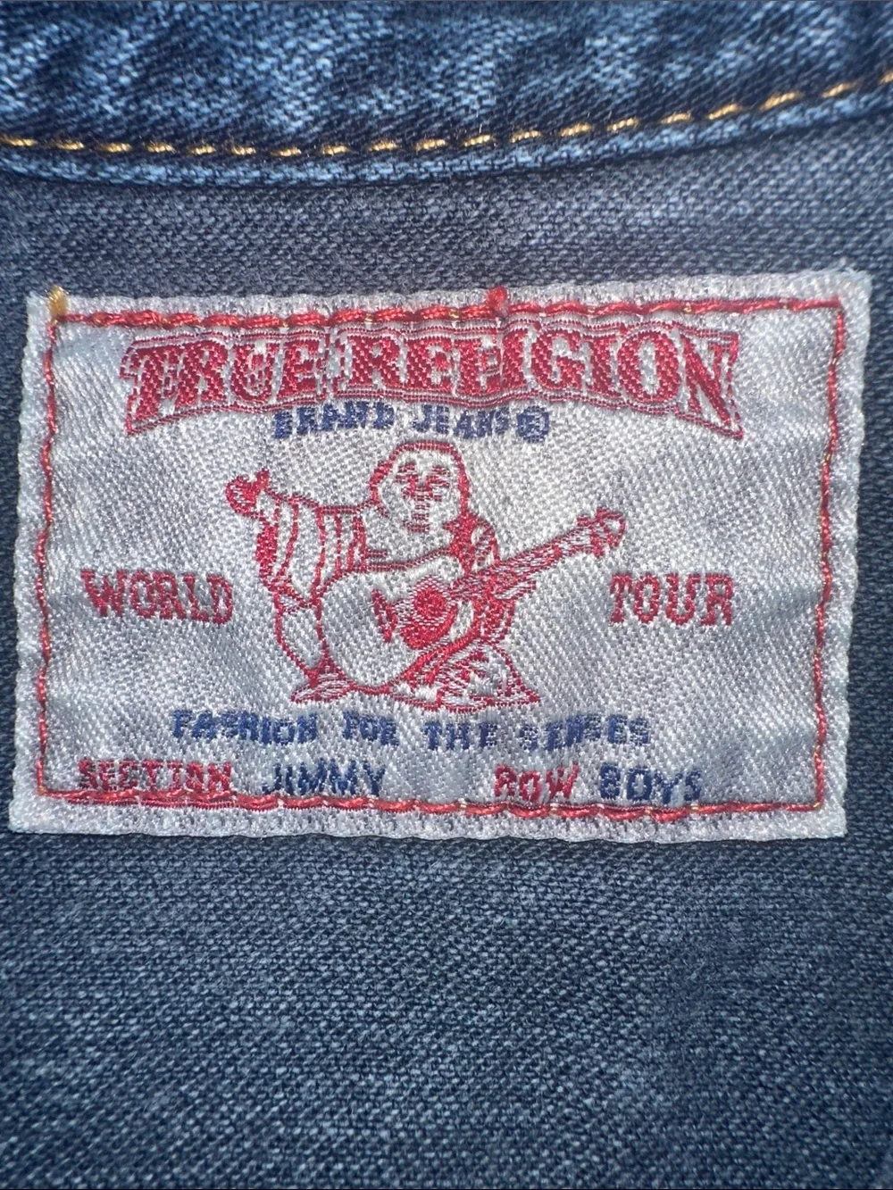 True Religion Kids Indigo Denim Jacket - Size L